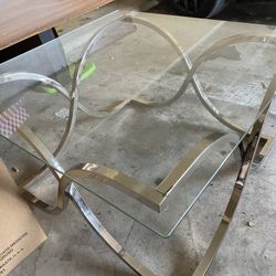 Chrome Glass Coffee Table