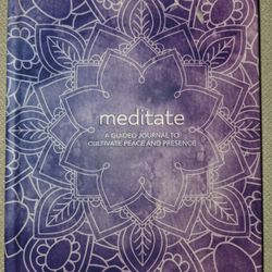 Meditate: A Guided Journal Hardcover New Book 