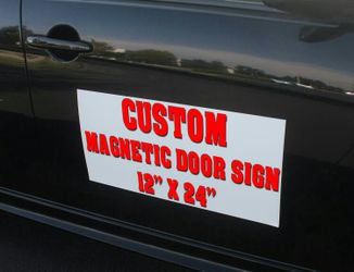 Custom car magnets and decals i print and install