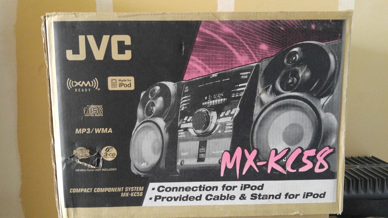 New JVC COMPACT COMPONENT SYSTEM MX-KC58