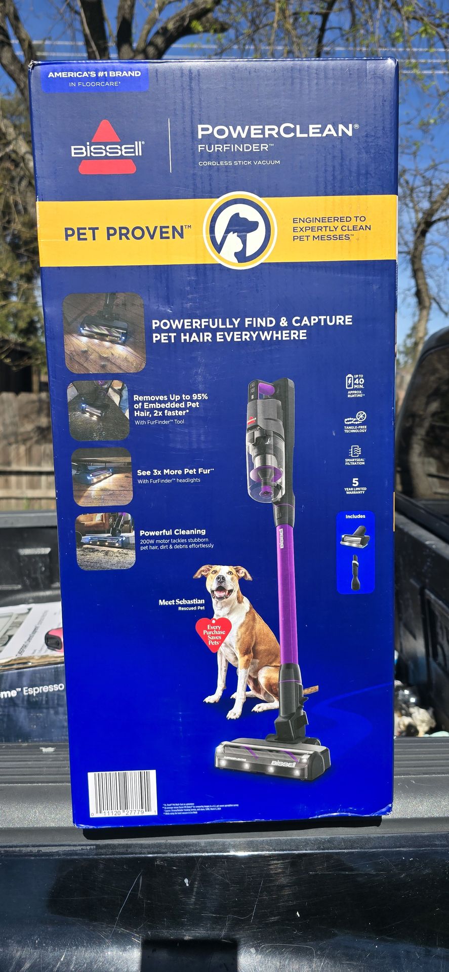 BISSELL PowerClean FurFinder 200W Cordless Stick Vacuum