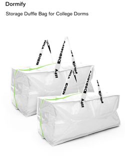 Dormify college Storage Duffel Bags $1 each