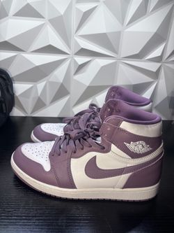 Air Jordan 1 High Purple White Men's Size 10 Used