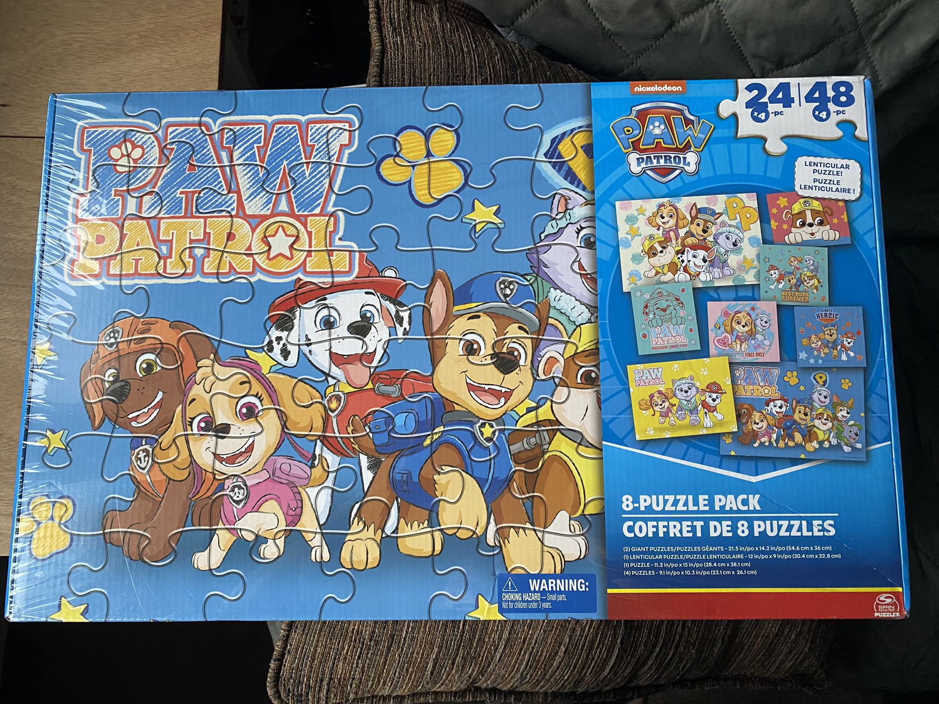 PAW Patrol, 8-Puzzle Pack, 24-Piece & 48-Piece 🧩 Puzzle’s - Preschoolers Ages 4 and up (NEW)