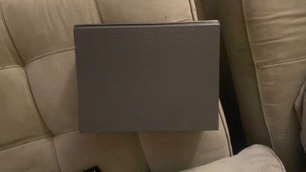 Small Gray Metal Security Safe Box