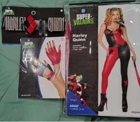 Harley Quinn Costume Set Adult Large