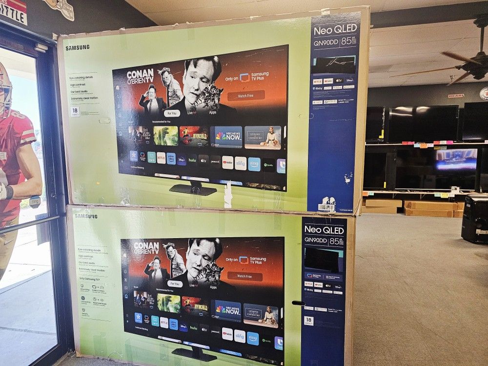 SAMSUNG 85 NEO QLED TOP RATED TV'S QN85QN90DD MINI LED 144HS INCREDIBLE TV W/WARRANTY PAYMENT PLANS
