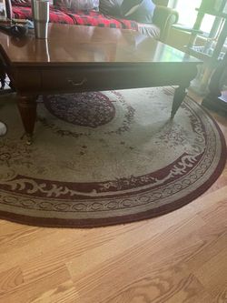 Round Oriental Area Rug