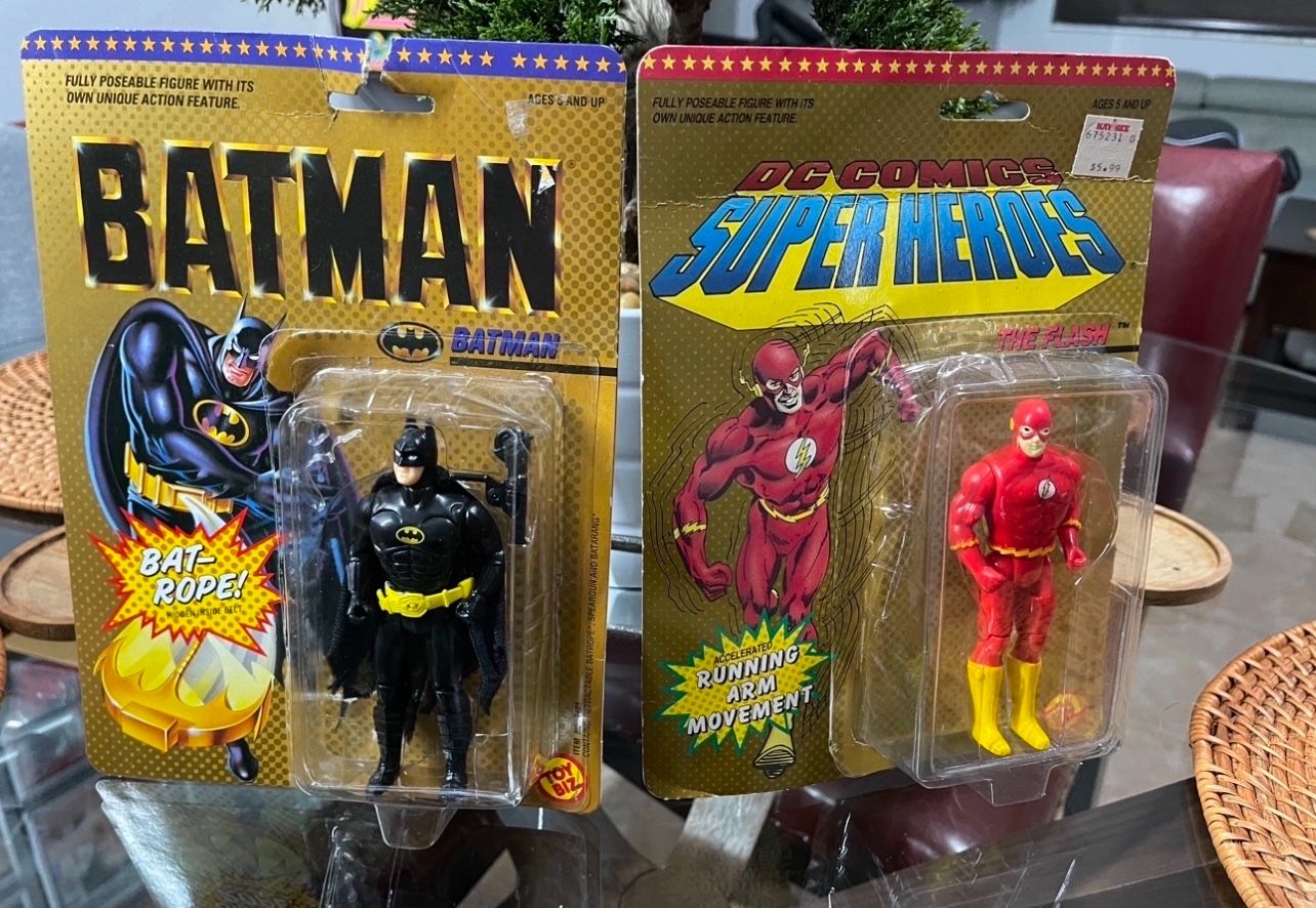 Batman & Flash Movie Action Figure Both