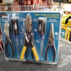 IDEAL 6-PIECE ELECTRICIAN TOOL KIT