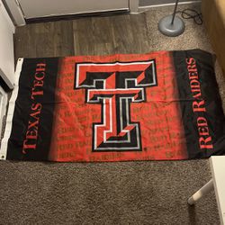 Texas Tech Red Raider Double Sided Flag