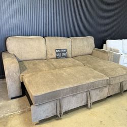 NEW Smart Sleeper Sofa Bed Sectional With Storage Compartment — WAREHOUSE SALE