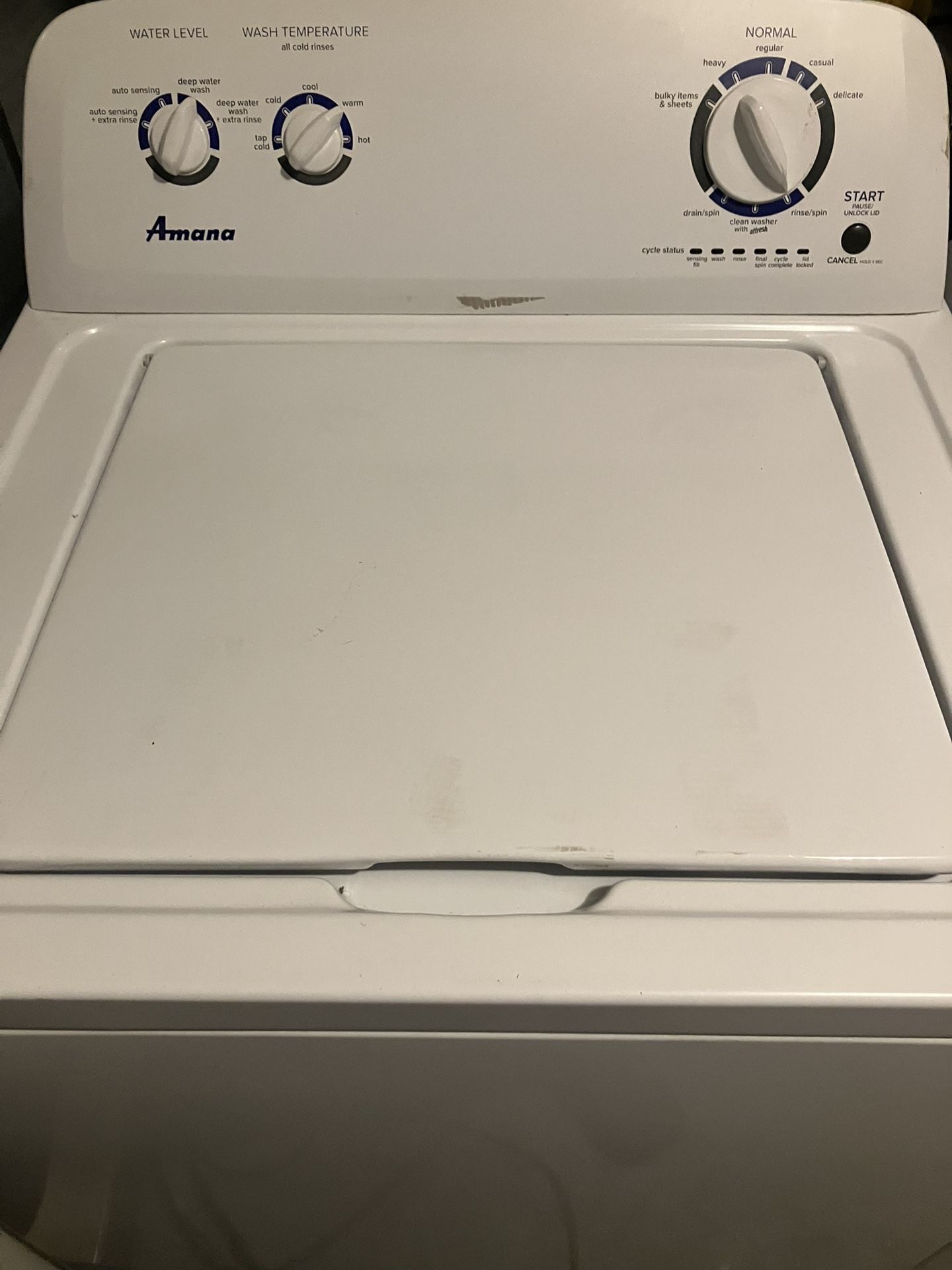Amana Washing Machine 