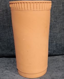 Orange rust color vase see pic for size