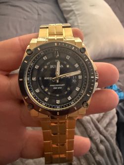 Bulova Precisionist Gold Watch