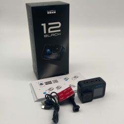GoPro HERO 12 Black Camera with 5.3K60 Ultra HD Video, 27MP