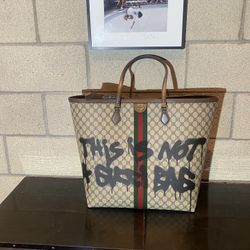 Gucci Balenciaga hacker collaboration this is not a Gucci bag