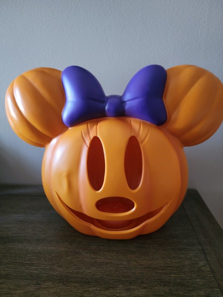 Light Up Disney Minnie Mouse Jack O Lantern