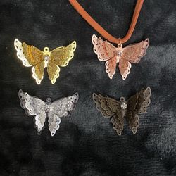 Handmade Butterfly Choker With Multiple Colors Available!  Handmade - New!