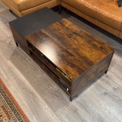 Faux Wood Coffee Table