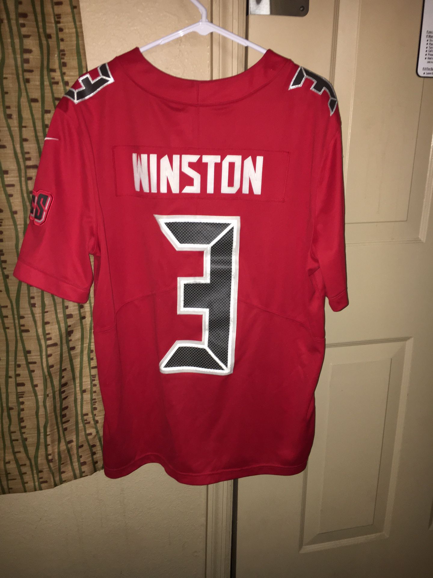 NFL on field Winston jersey signed by Cameron Brate and Mike Evans
