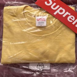 Supreme Tonal Box Logo Tee Yellow XL
