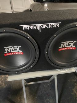 MTX 12” subwoofers & amp