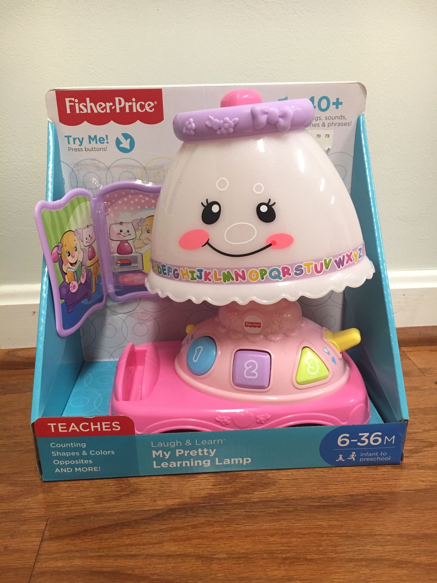 Fisher price little learning lamp for babies girls