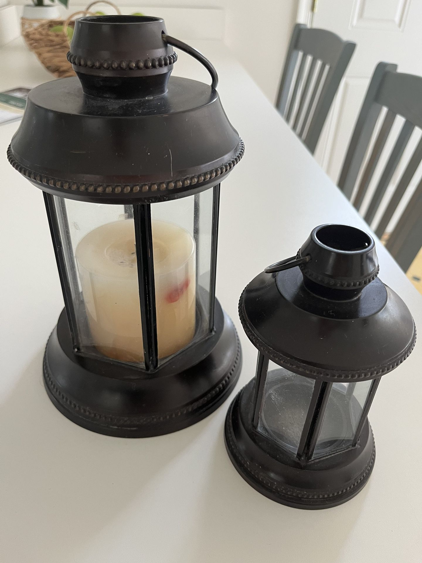Pottery Barn Candle holders