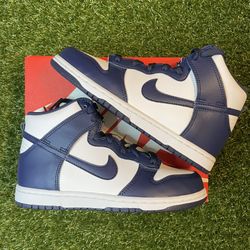 Nike Dunk High Championship Navy Size 3Y