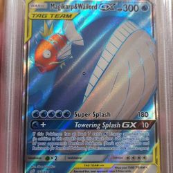 2019 Pokemon Magikarp & Wailord GX 160 PSA 10