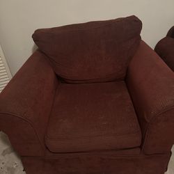 2 Red Chairs