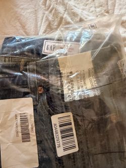 GAP High rise straight jeans