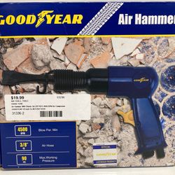 GOODYEAR Air Hammer W/4 Chisels Set  RP7(contact info removed) BPM Air Compressor Tool