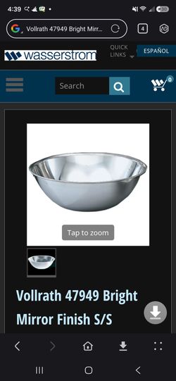 Vollrath 47949 Stainless Steel Mixing Bowl