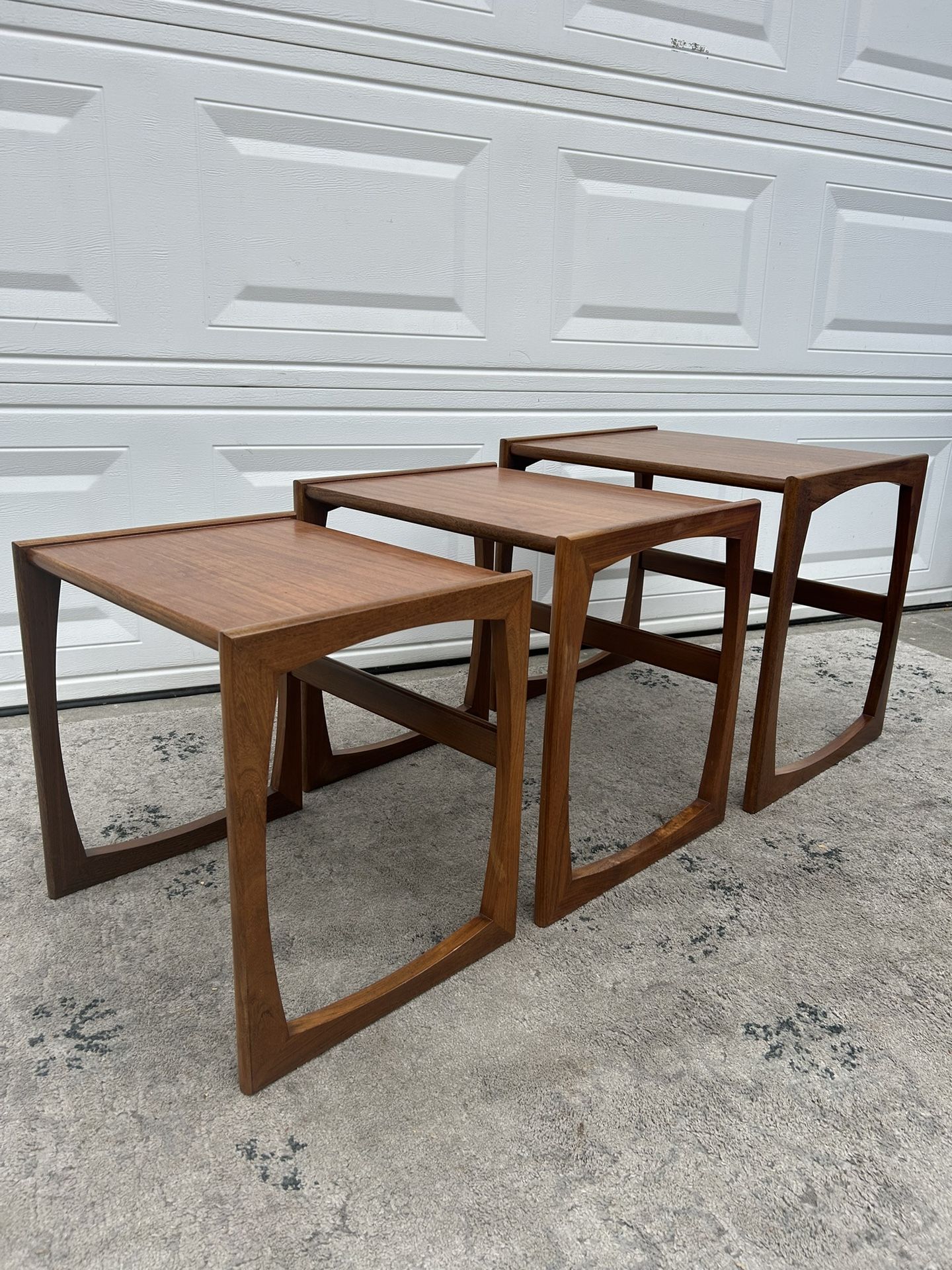 1960s Mid Century Quadrille Nesting Side Tables by G Plan/End Tables