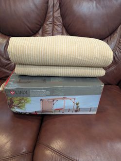LINX 8ft.x 8ft. Beige x 8 ft. Sunshade for Pergola Canopy Garden Greenhouse Patio Cover