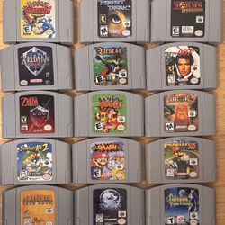 N64 Games Bundle – Repro Copies – Tested Working
