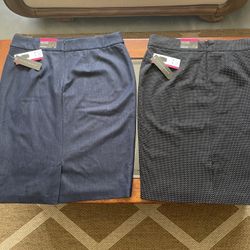 Dillards Investment Pencil Skirts (never worn) Size 8 With Tummy Control