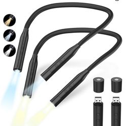 2Pcs LED Neck Reading Lights