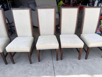 (6) World Market Chairs
