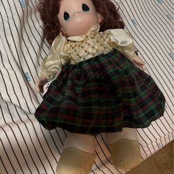 Precious moments holiday doll