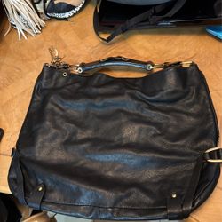 Black Leather Purse