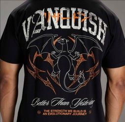 Pokemon × Vanquish: Charizard Black Oversize T-Shirt - Adult