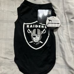 Las Vegas Raiders Pet Clothing Medium Brand New With Tags