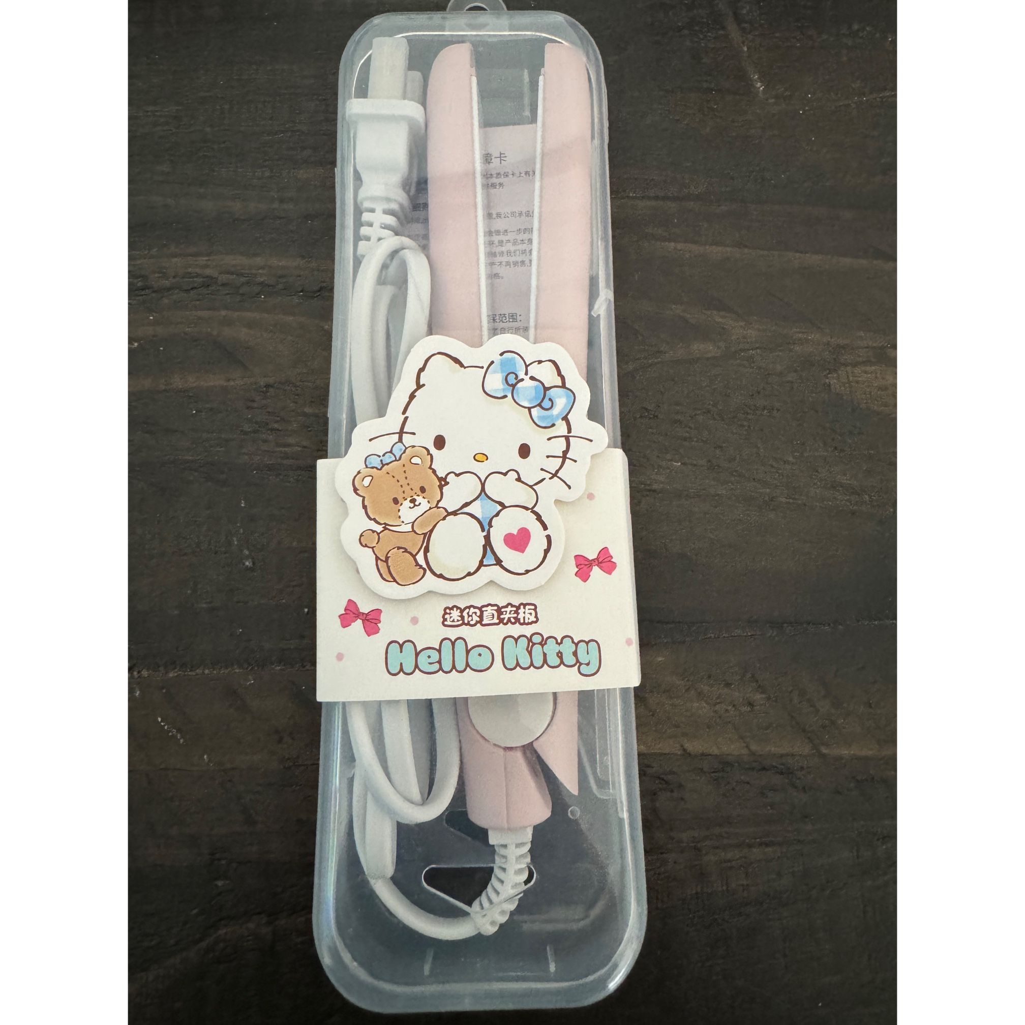 Mini Hello Kitty Hair Straightener 