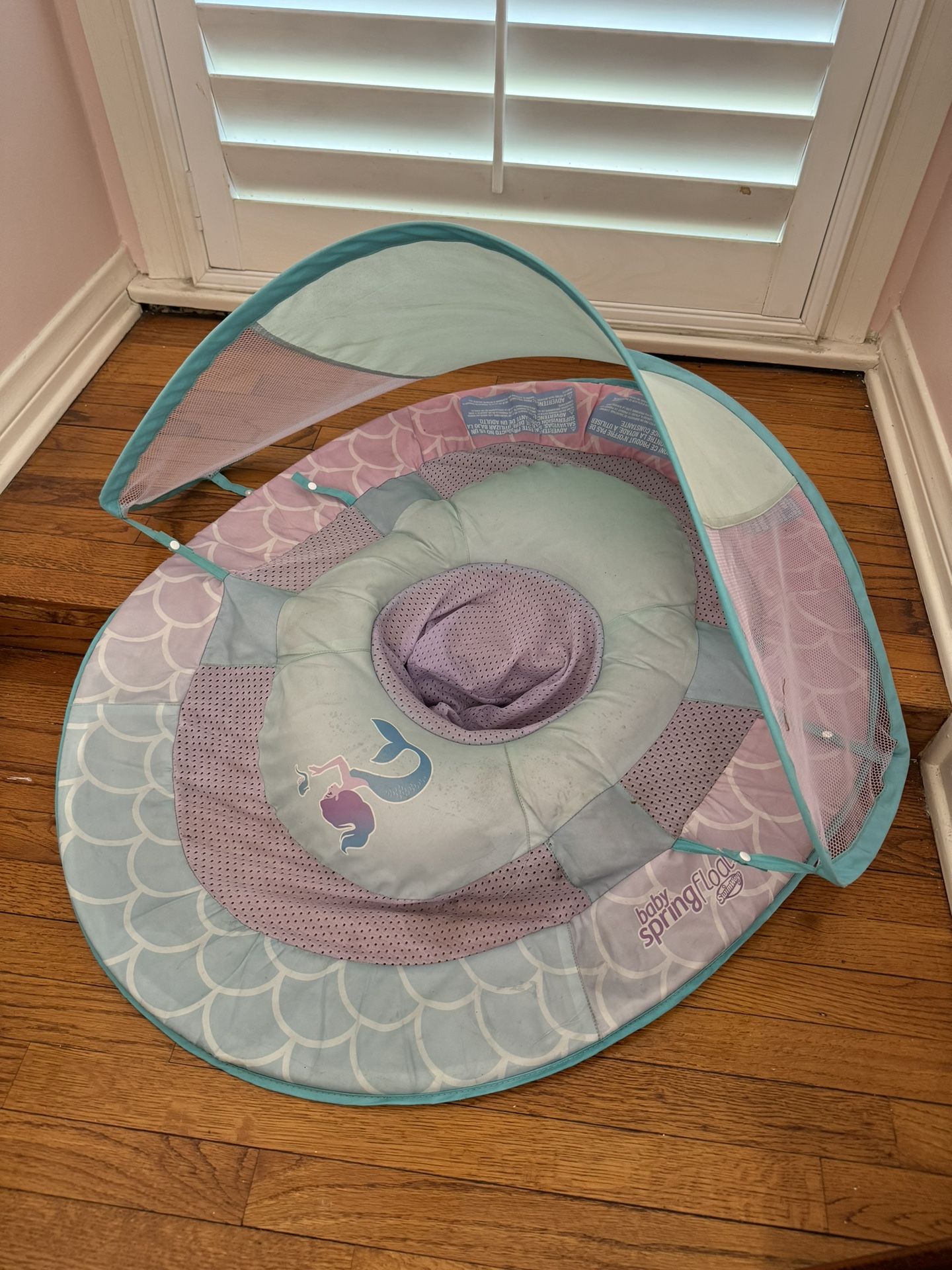 Swingways Sun Canopy Spring Float Mermaid For Baby