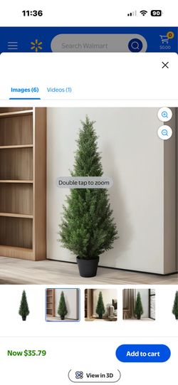 Artificial Cedar trees