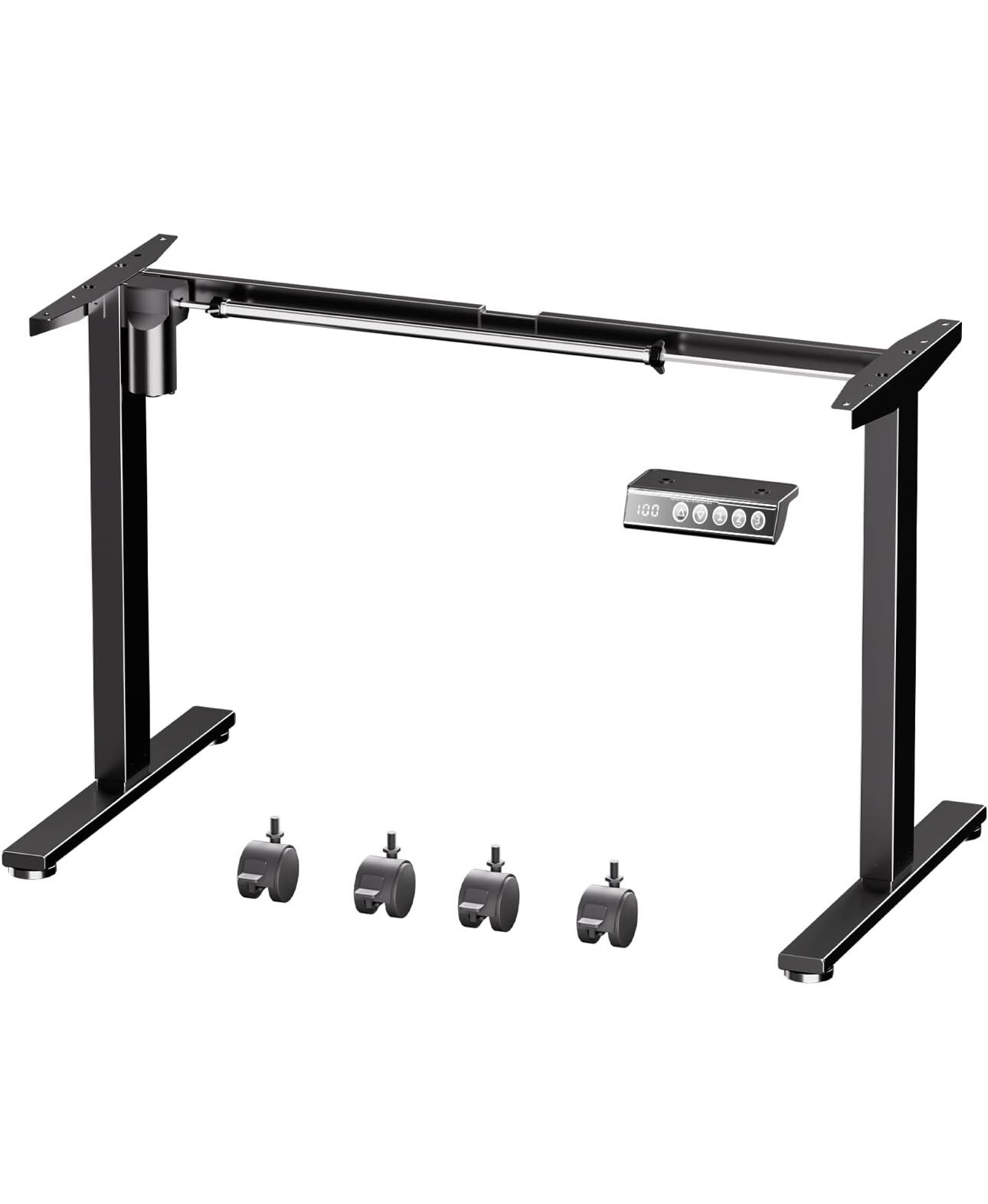 Electric Standing Desk Frame,Height Adjustable Legs for Table Tops with 265 lbs Capacity