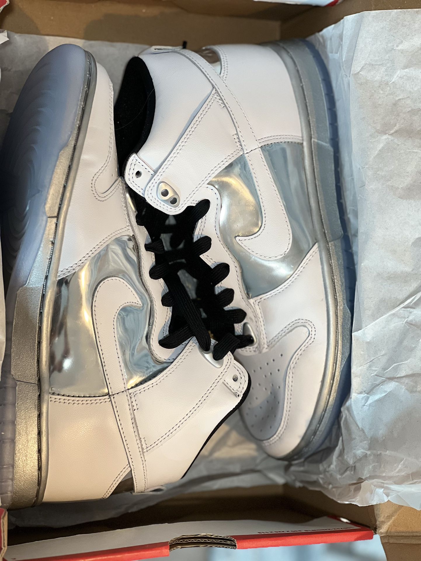 Nike Dunk High Chrome New Size 8w DS Sneakers